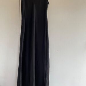 Satin silk effect dress